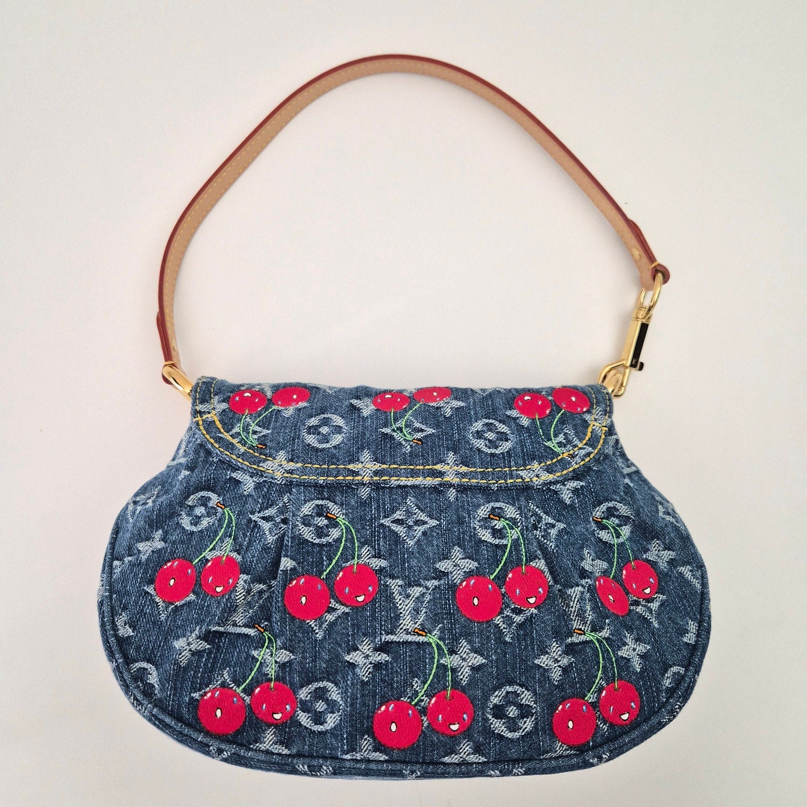 Louis Vuitton LV X TM Monogram Denim Cerises Cherry Sunset