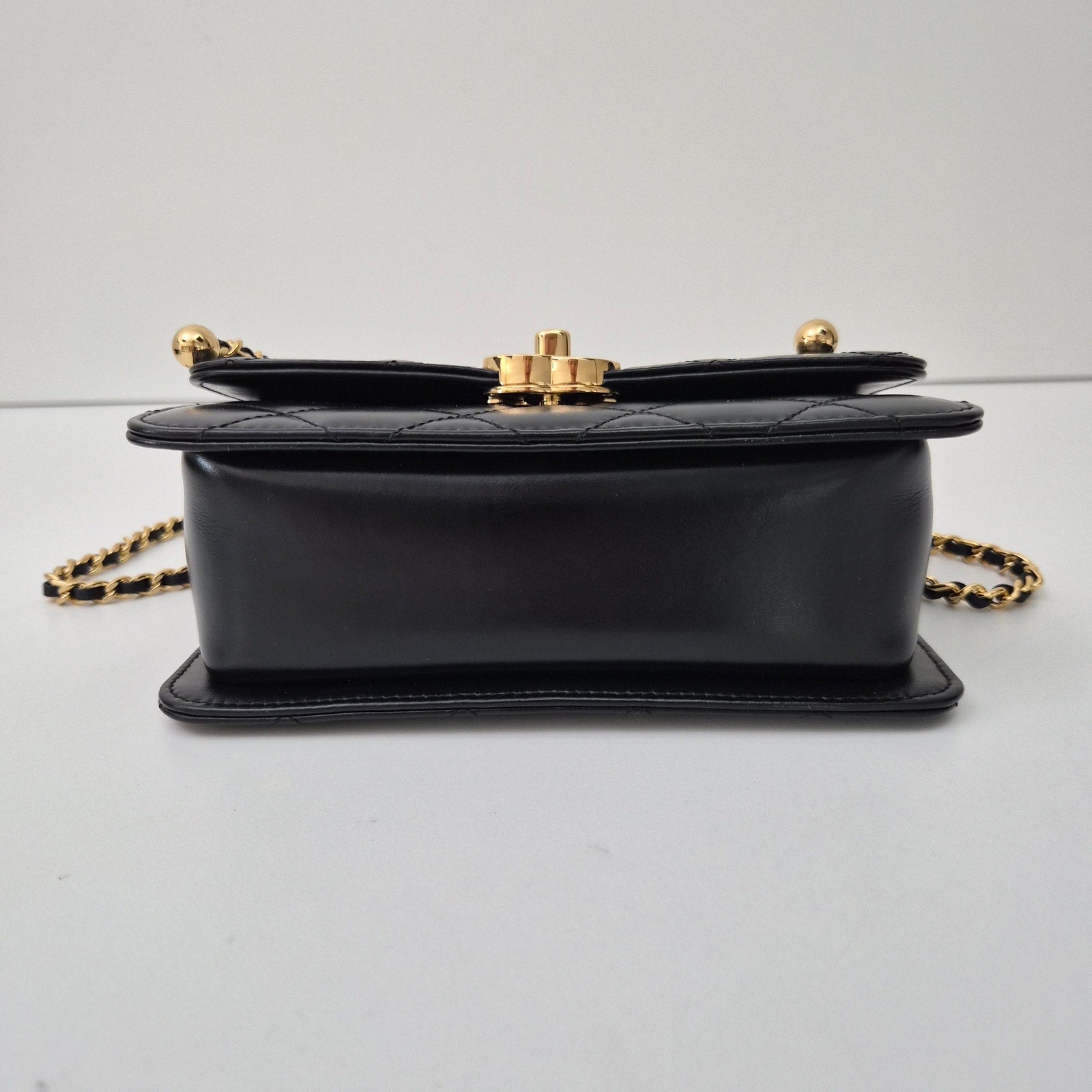 Chanel Calfskin Quilted Mini Perfect Fit Flap Black