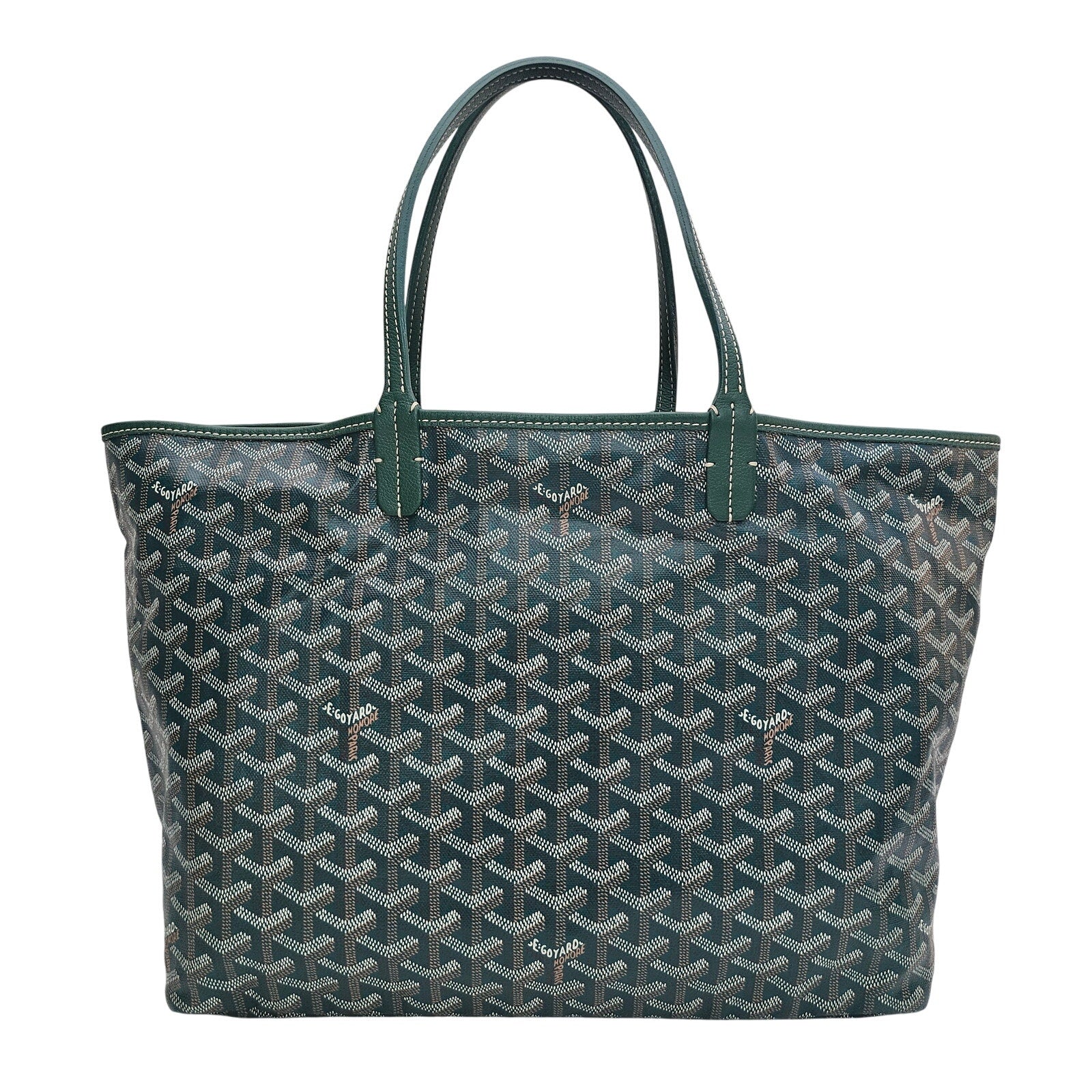 Goyard Goyardine Saint Louis PM Tote Green