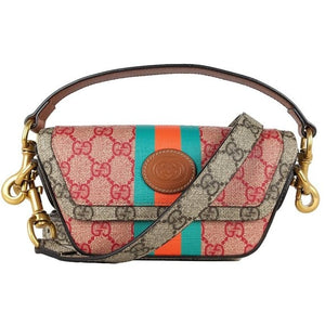 Gucci Mini Canvas GG Supreme Top-Handle Bag