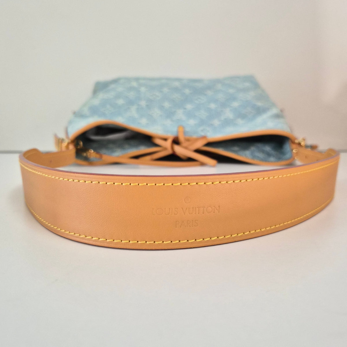 Louis Vuitton Monogram Denim CarryAll PM Sky Blue