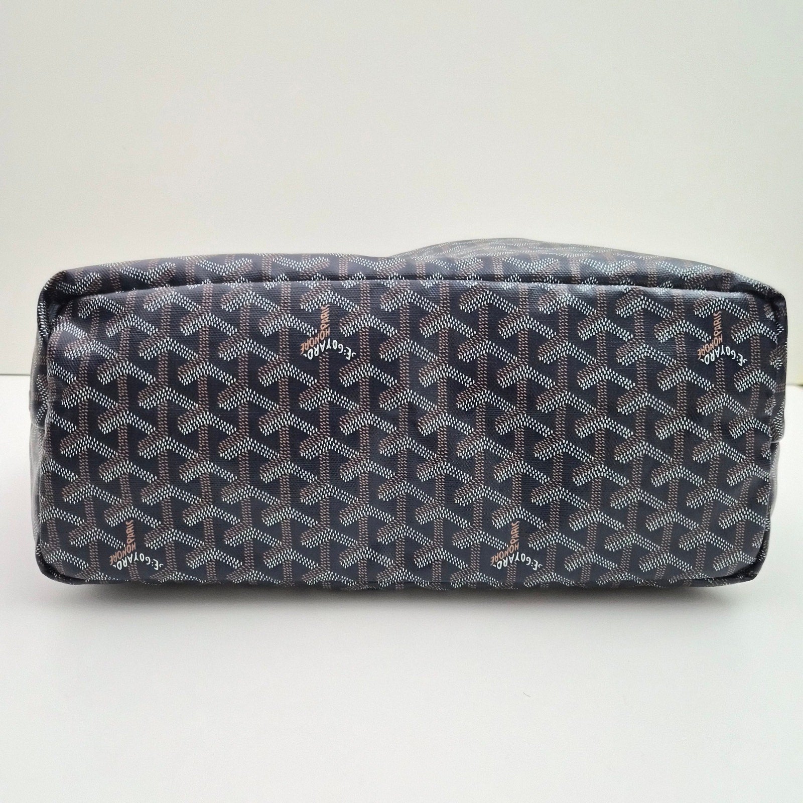 Goyard Goyardine Saint Louis PM Tote Navy