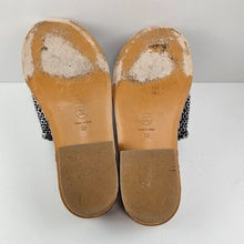 Load image into Gallery viewer, Chanel Black Chain Leather Cork Slide Sandals US 9 / EU 39
