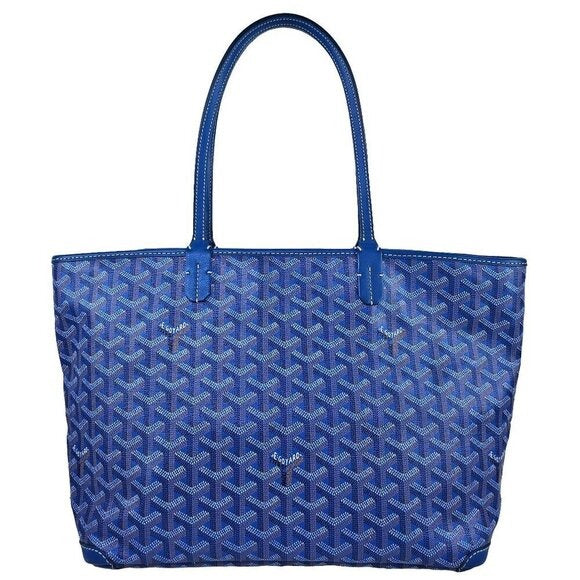 Goyard Goyardine Artois PM Sky Blue Tote