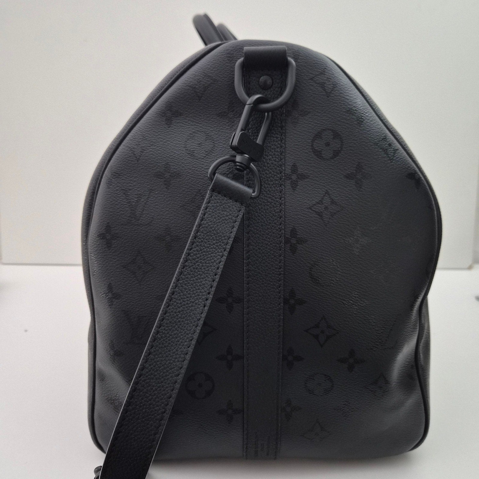 Louis Vuitton Monogram Eclipse Keepall Bandouliere 55