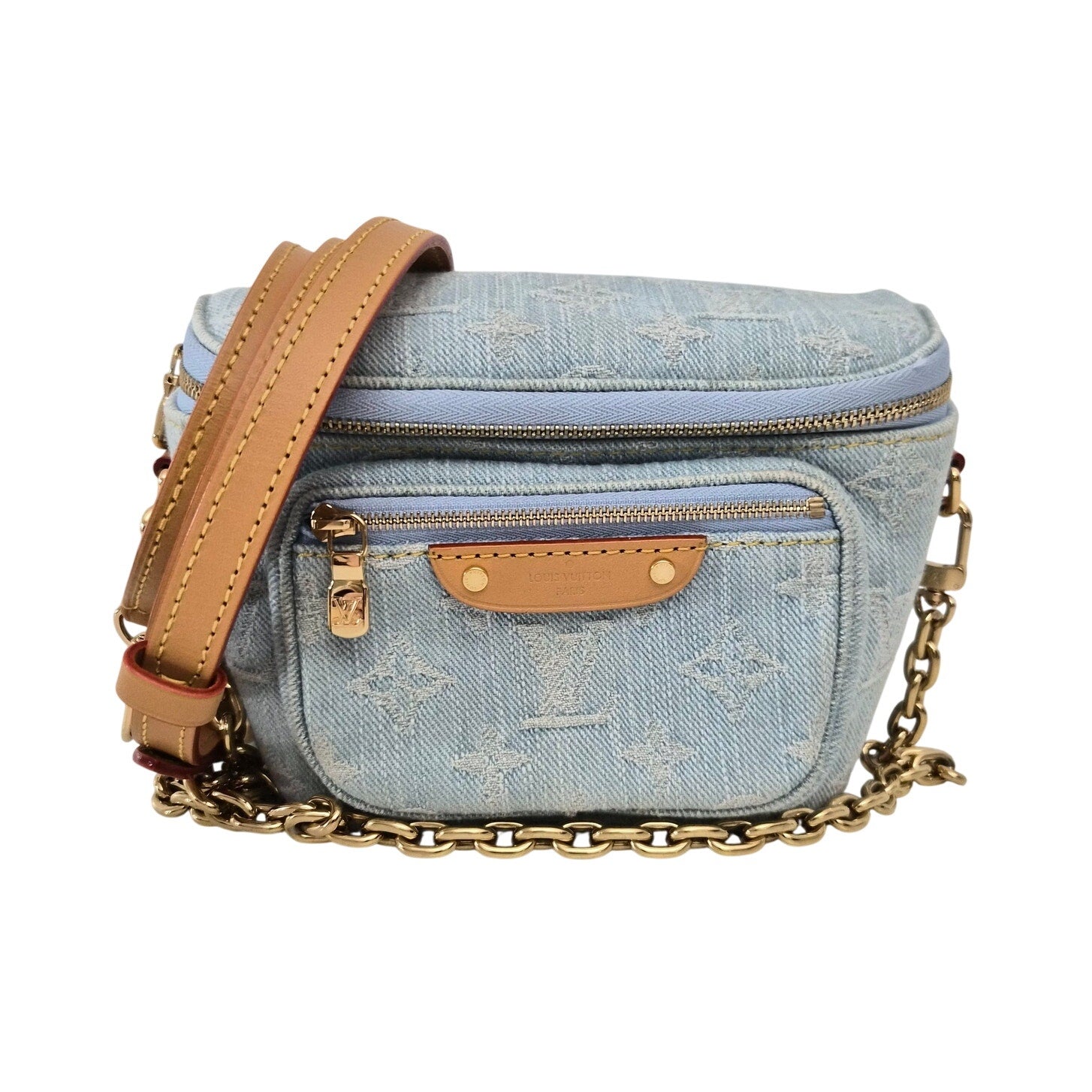 Louis Vuitton Monogram Mini Denim Bumbag