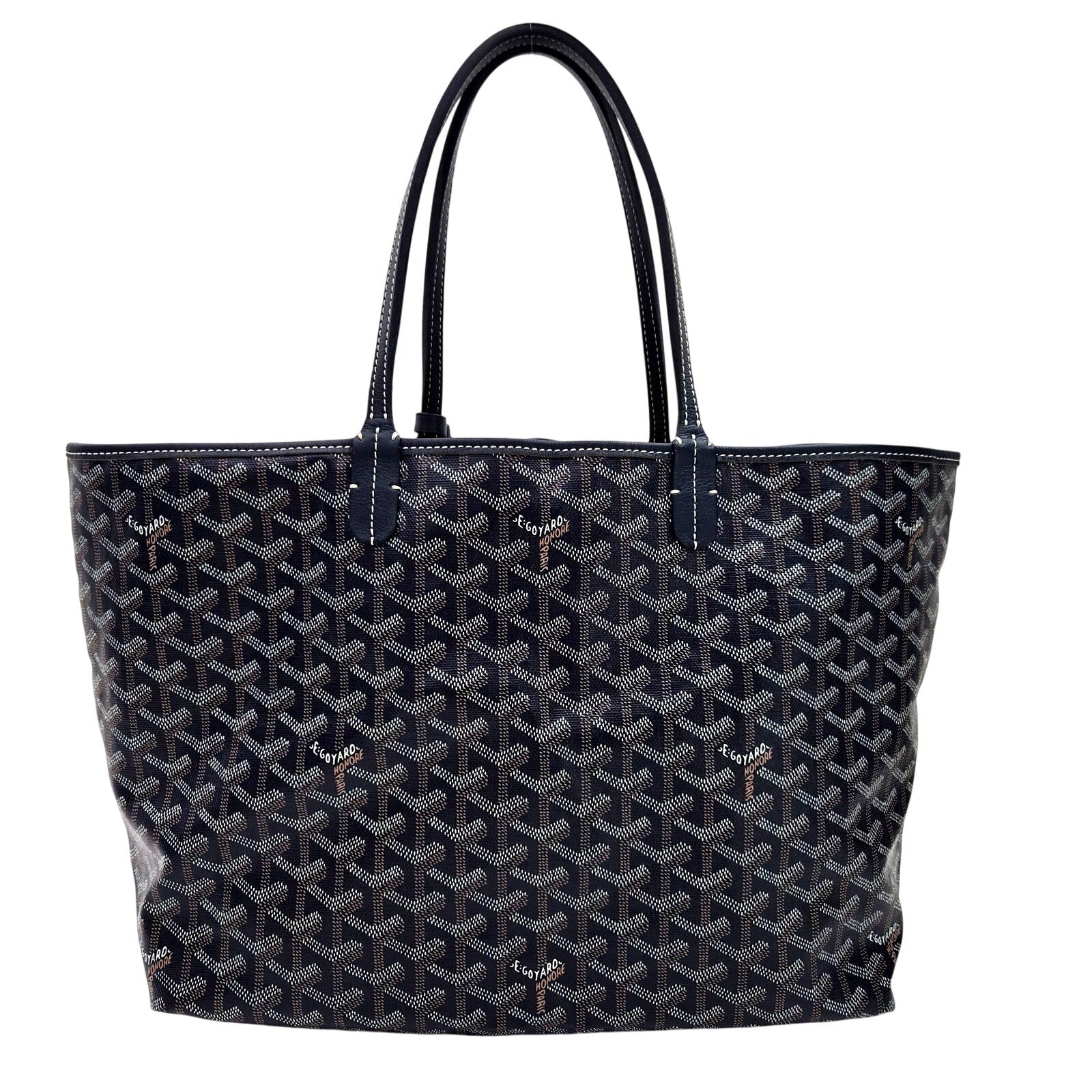 Goyard Goyardine Saint Louis PM Tote Navy