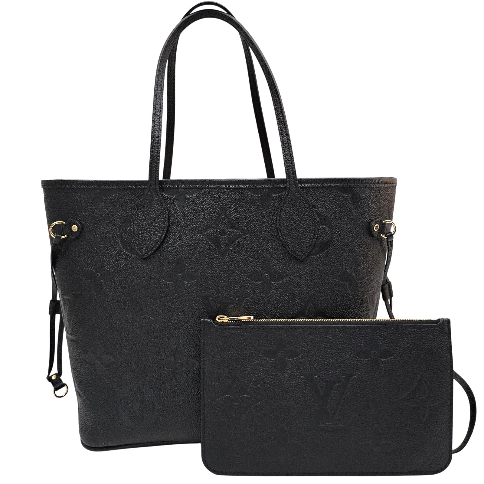 Louis Vuitton Empreinte Monogram Giant Neverfull MM Black Tote