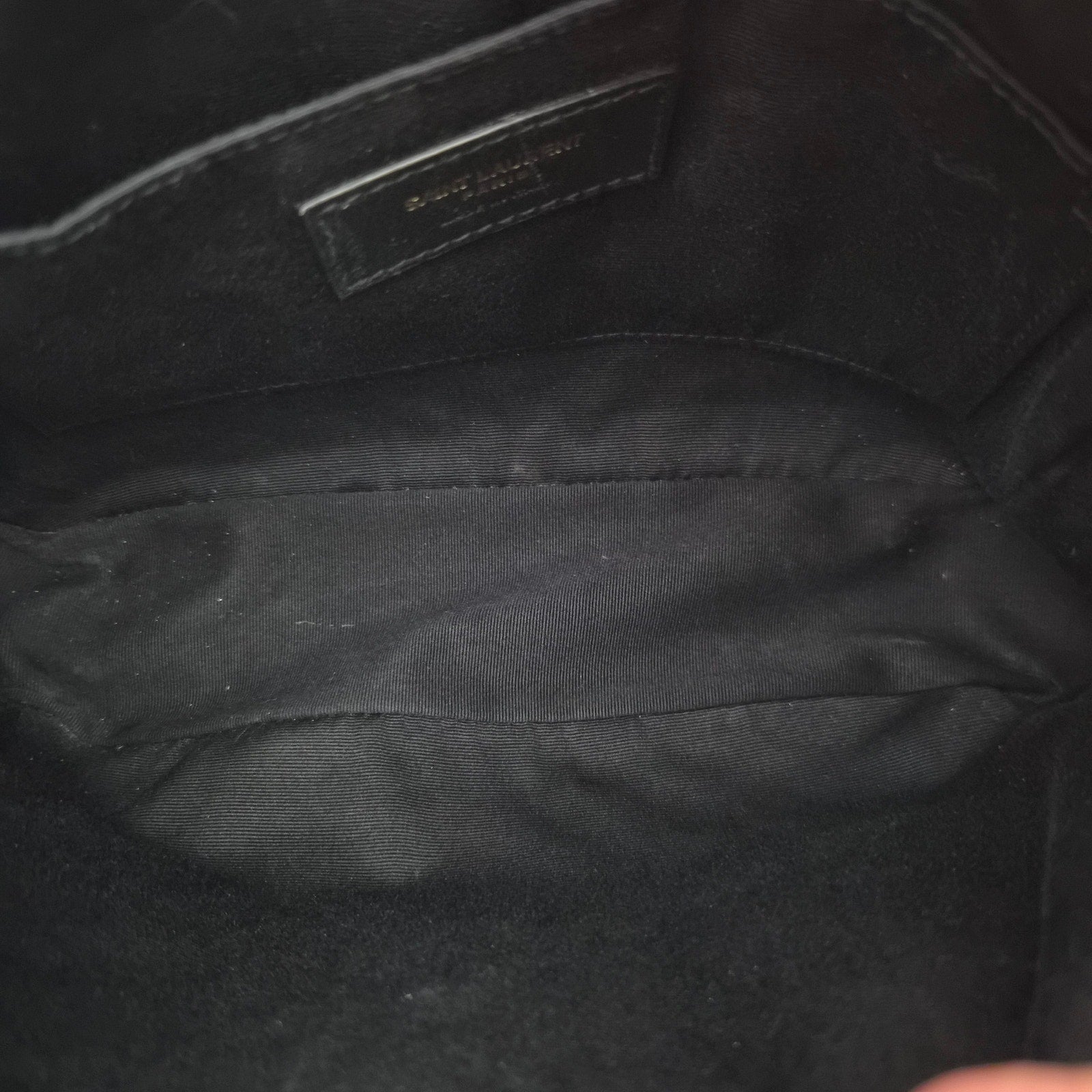 Saint Laurent Lou Black Quilted Leather Camera Crossbody Bag