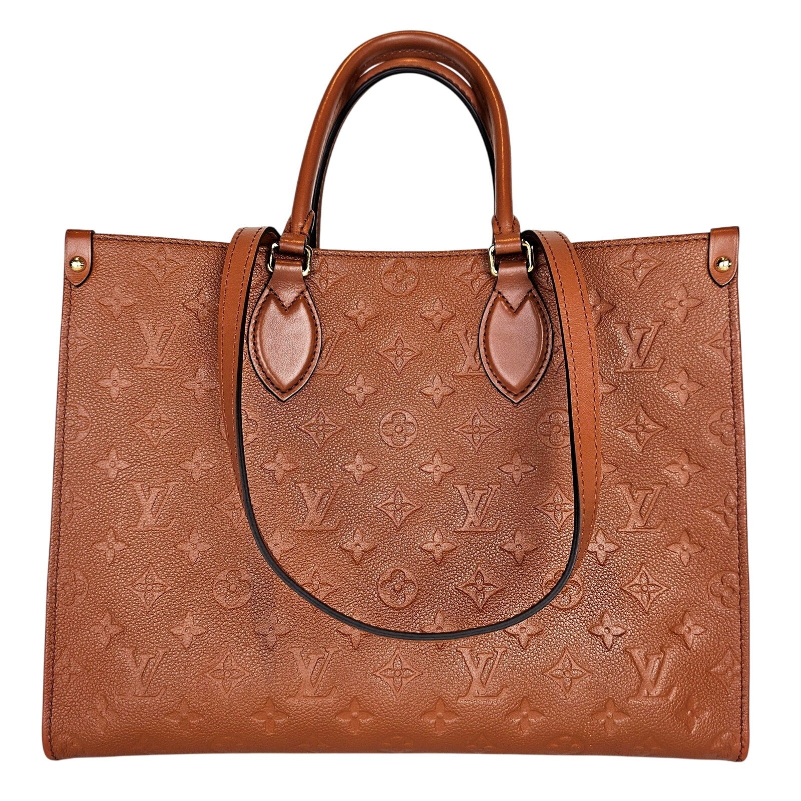 Louis Vuitton Empreinte Monogram Onthego MM Cognac Tote