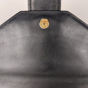 Prada Serpent Animalier Large Top Handle Cahier Black